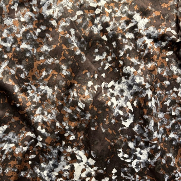 Prologue Brown Print Wrap Midi Dress - Picture 9 of 10